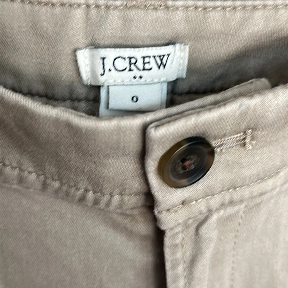 J.Crew %100 cotton lightweight women’s pant size 0